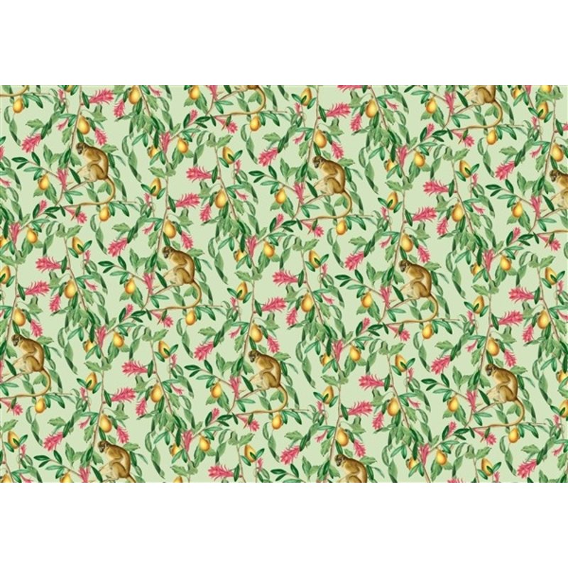 Creative Lab Amsterdam-collectie Tropical Monkey Wallpaper Mural