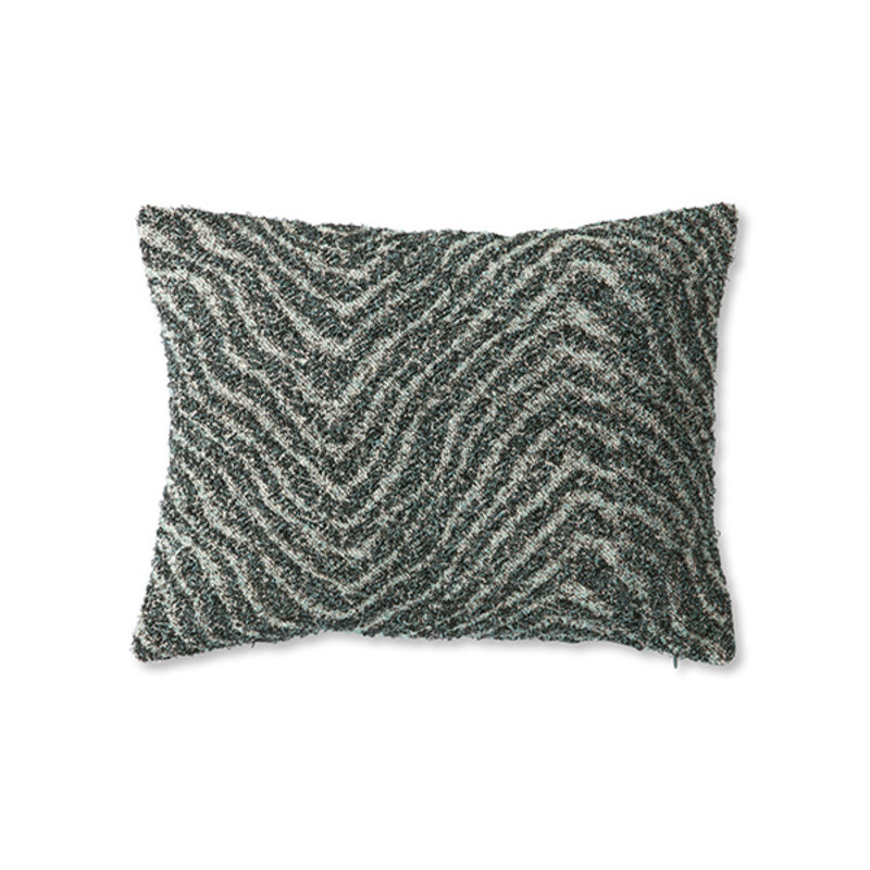 HKLIVING-collectie Doris kussen met jacquard zigzag print 30x40 cm