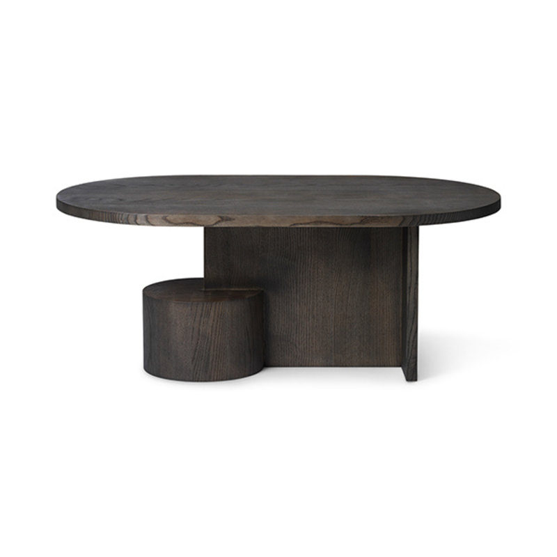 ferm LIVING-collectie Salontafel Insert zwart gebeitst essenhout