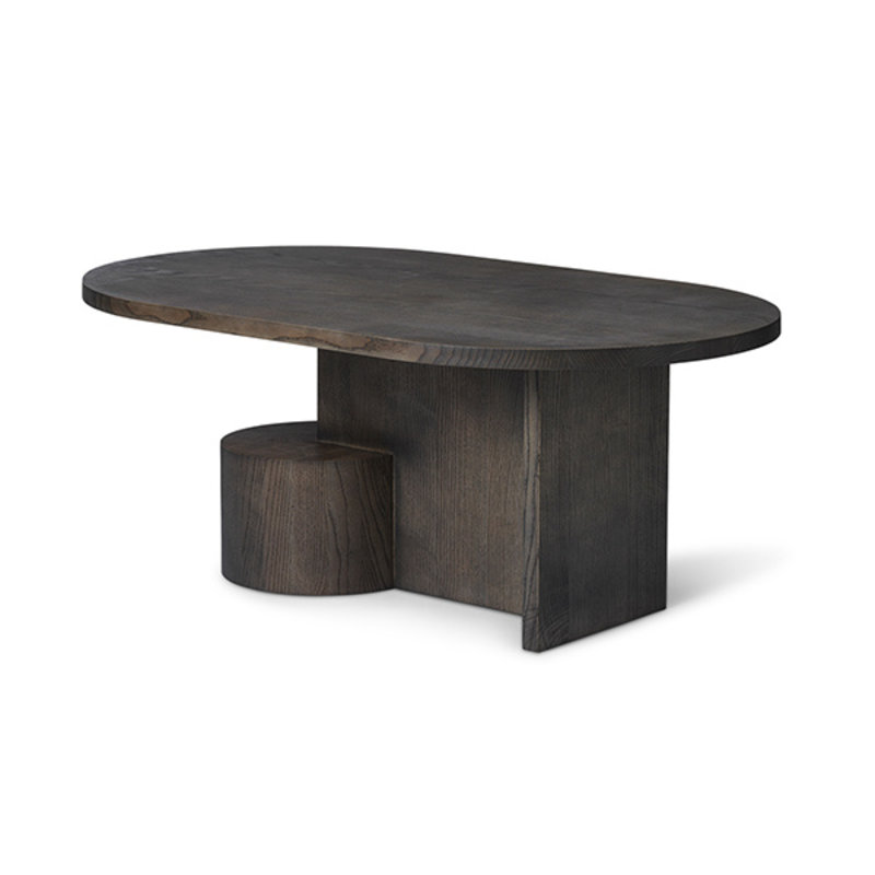 ferm LIVING-collectie Salontafel Insert zwart gebeitst essenhout