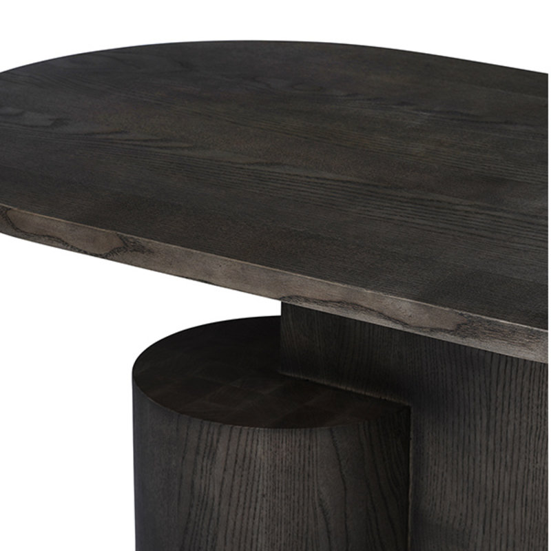 ferm LIVING-collectie Salontafel Insert zwart gebeitst essenhout