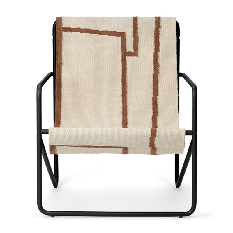 ferm LIVING-collectie Desert Chair Kids - zwart/Shape