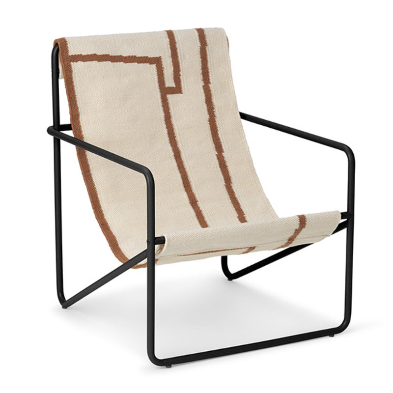 ferm LIVING-collectie Desert Chair Kids - Black/Shape