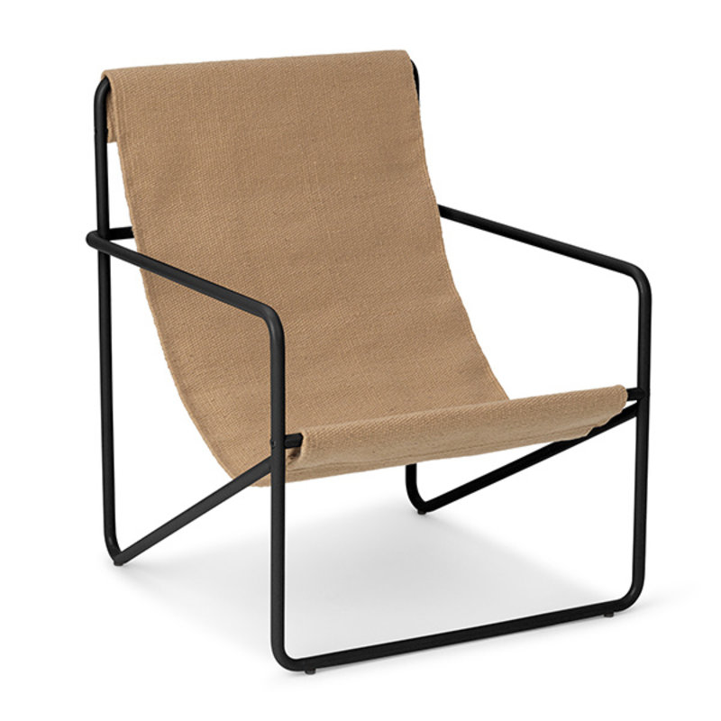 ferm LIVING-collectie Desert Chair Kids - Black/Solid