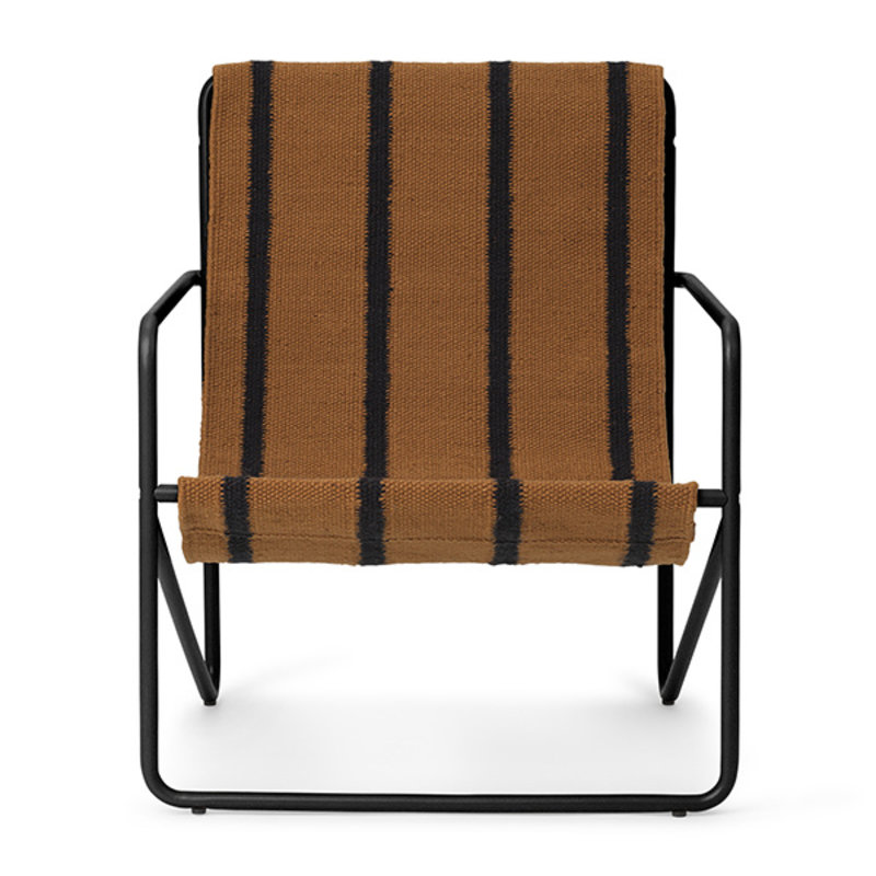 ferm LIVING-collectie Desert Chair Kids - zwart/Stripe