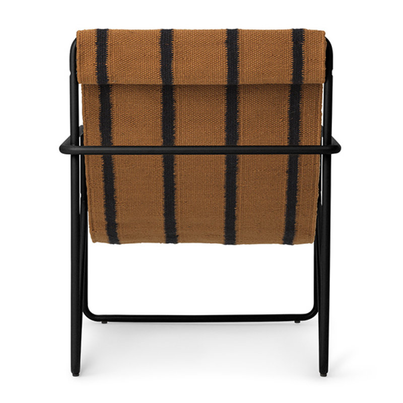 ferm LIVING-collectie Desert Chair Kids - Black/Stripe