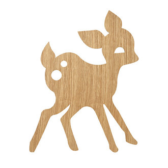 ferm LIVING My Deer wandlamp Oiled Oak