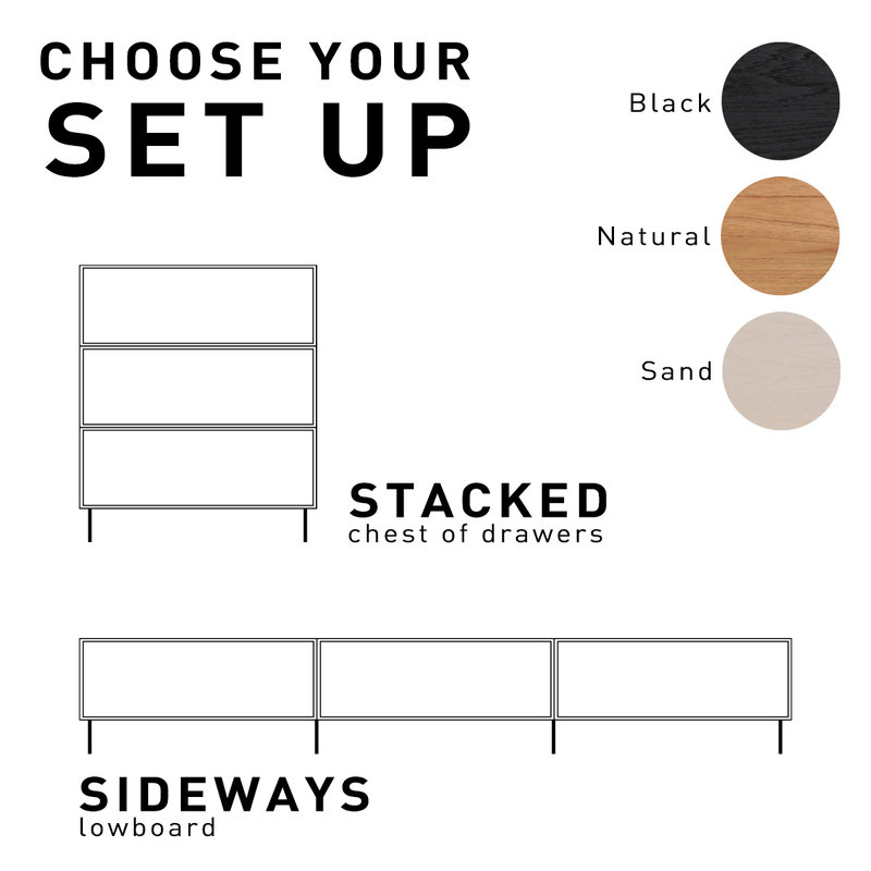 HKLIVING-collectie metal leg for modular cabinet