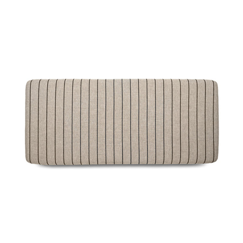 ferm LIVING-collectie Kona Mattress Pasadena - Sand/Black 1