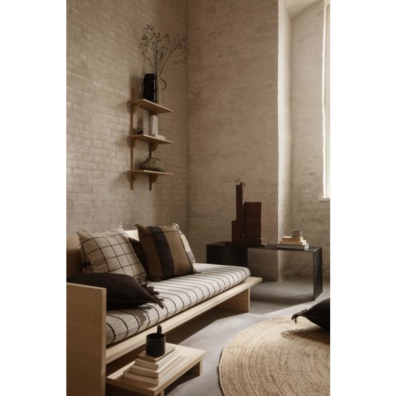 ferm LIVING-collectie Kona Mattress Pasadena - Sand/Black 1