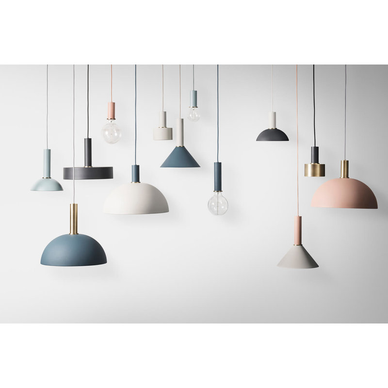 ferm LIVING-collectie Collect hanglamp Low Brass