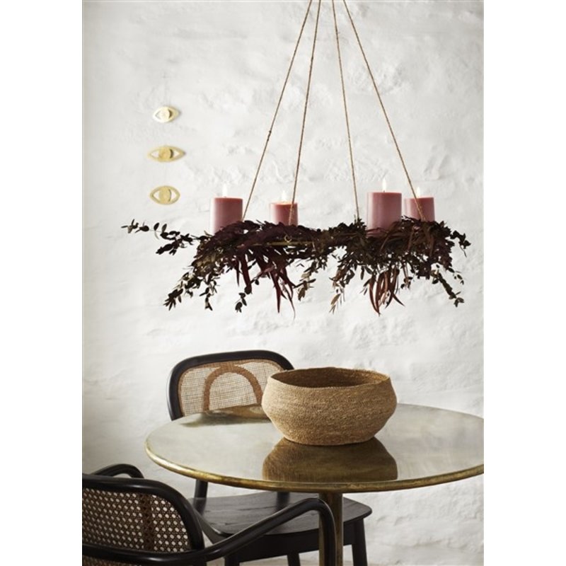 Madam Stoltz-collectie Oval hanging candle holder