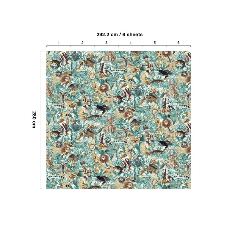 KEK Amsterdam-collectie Underwater Jungle 683 Wallpaper Mural