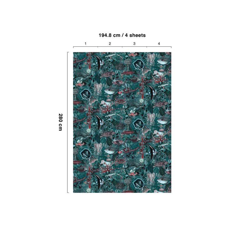 KEK Amsterdam-collectie Underwater Jungle behang Mural 686