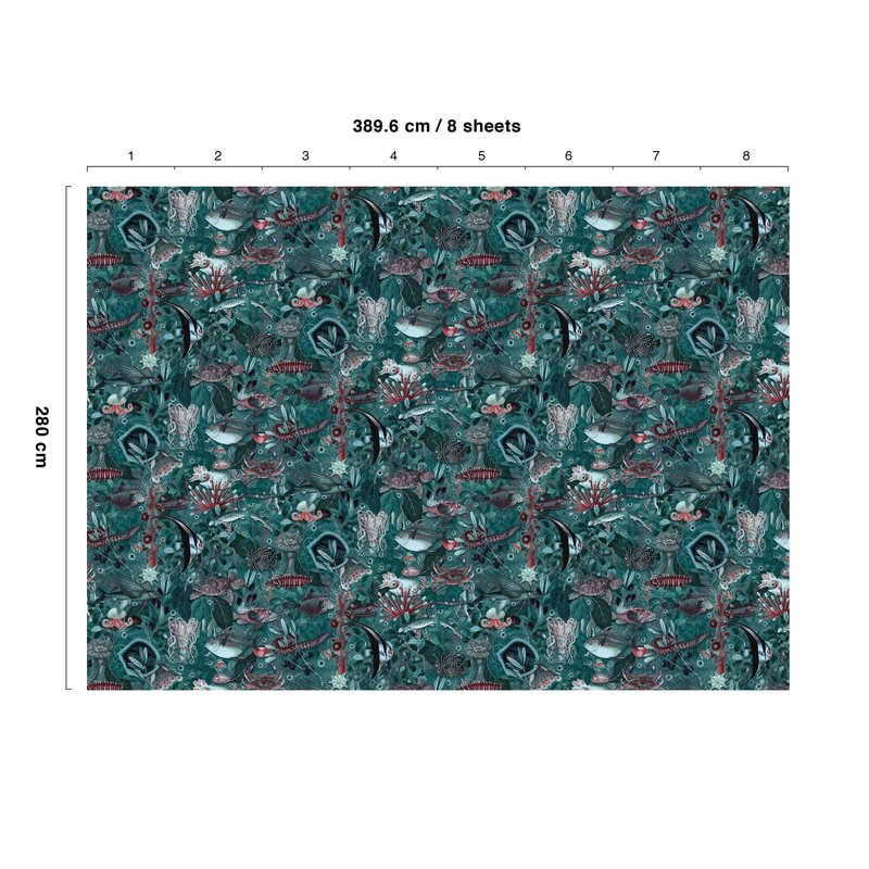 KEK Amsterdam-collectie Underwater Jungle behang Mural 686