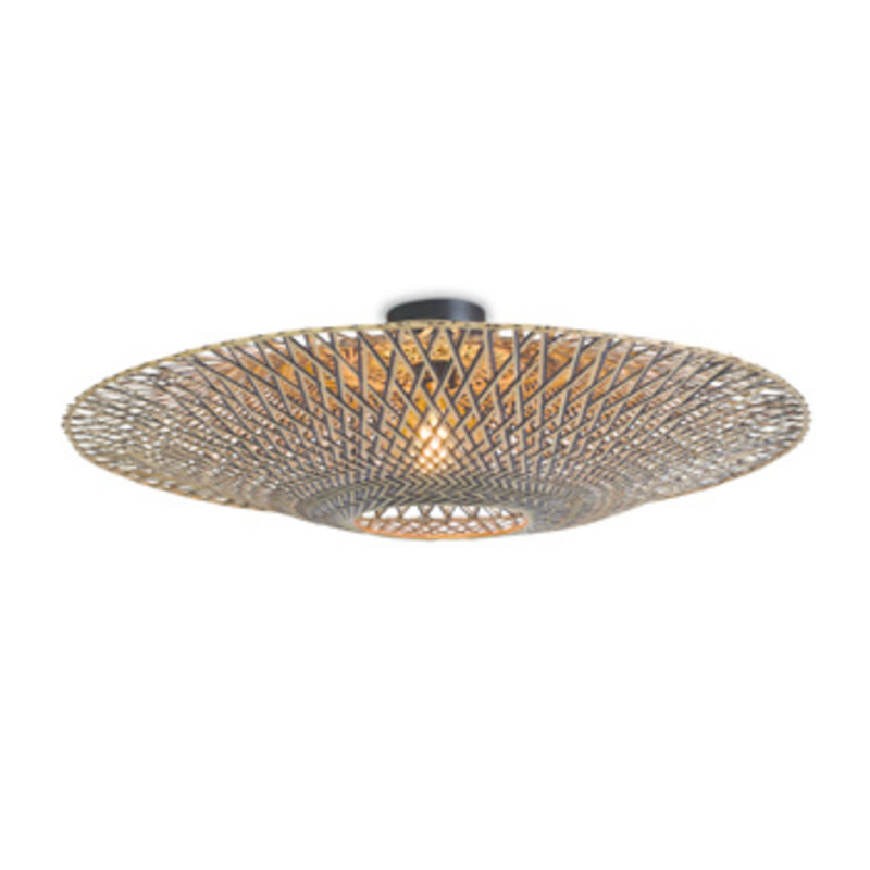 Good&Mojo-collectie Ceiling lamp Bali dia.87x20cm black/natural, L