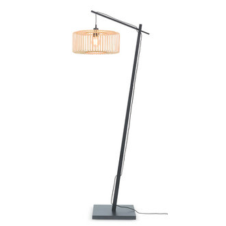 Good&Mojo Vloerlamp Bromo zwart h.176 rond S