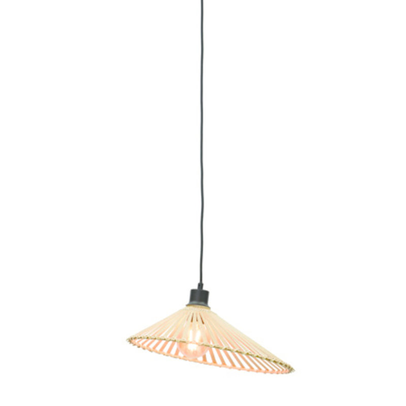 Good&Mojo-collectie Hanging lamp Bromo asymm. dia.40x11cm natural, S