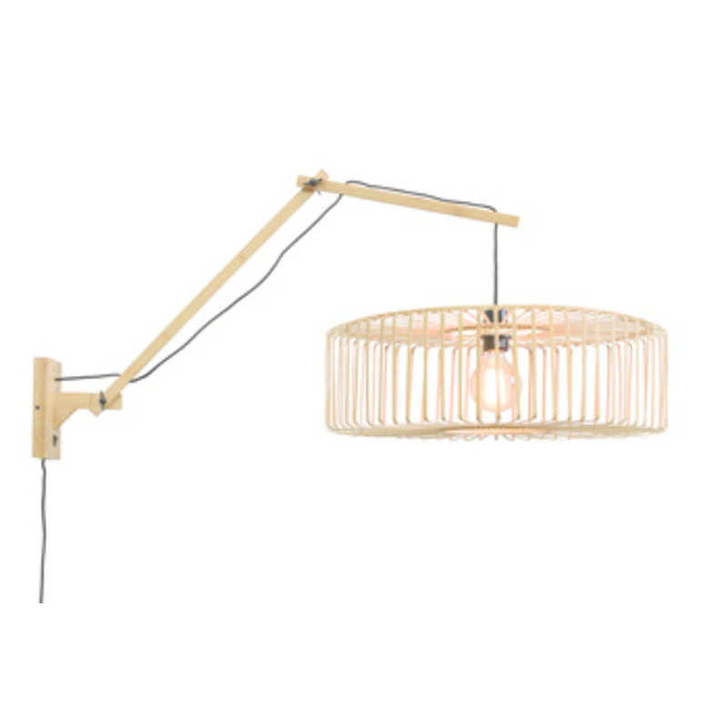 Good&Mojo-collectie Wall lamp Bromo natural/shade dia.60x18cm nat. L