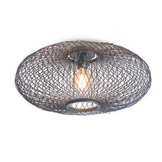 Good&Mojo Ceiling lamp Cango ellipse dia.60x25cm black