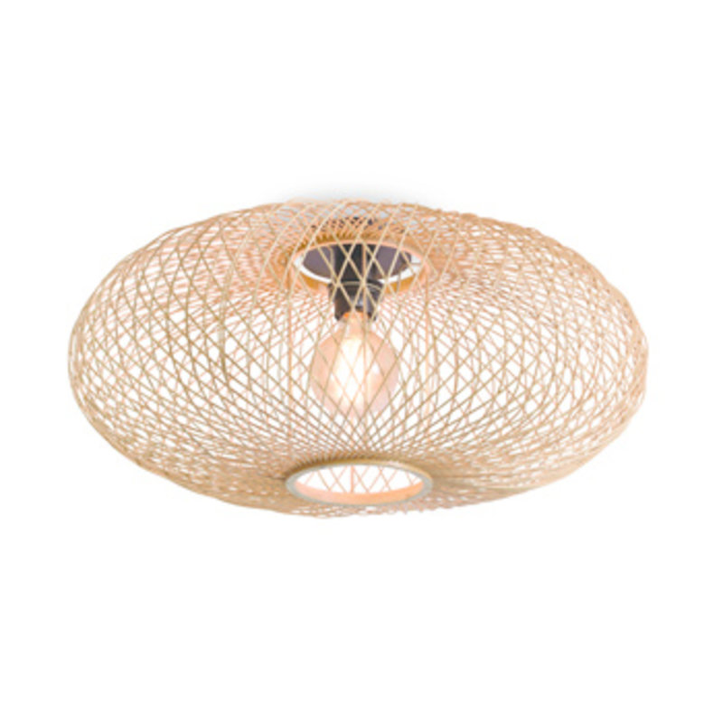 Good&Mojo-collectie Ceiling lamp Cango ellipse dia.60x25cm natural