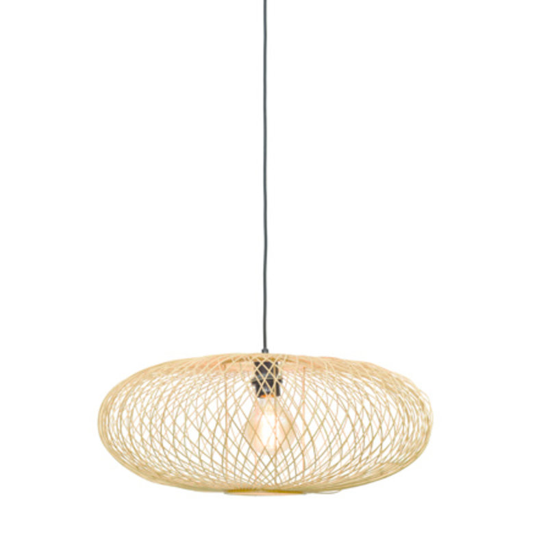 Good&Mojo-collectie Hanging lamp Cango ellipse dia.60x25cm natural