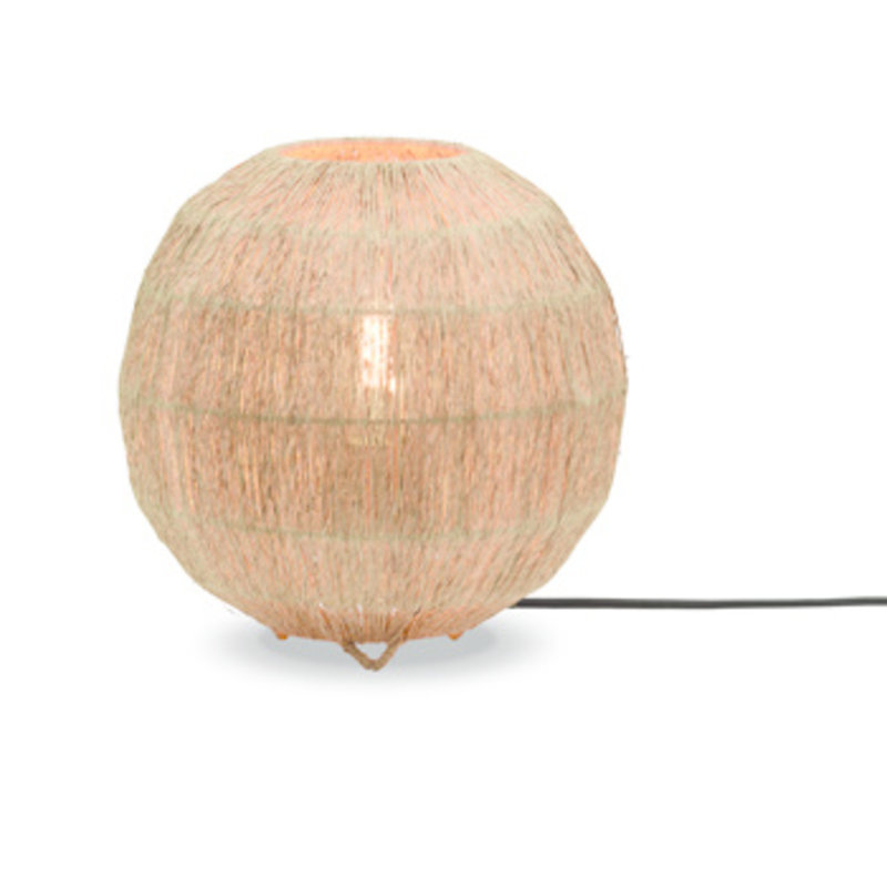 Good&Mojo-collectie Table lamp Iguazu jute globe 25xh.25cm natural, S
