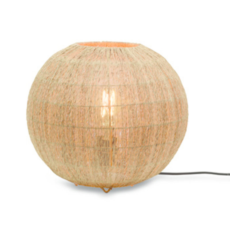 Good&Mojo-collectie Table lamp Iguazu jute globe 32xh.36cm natural, L