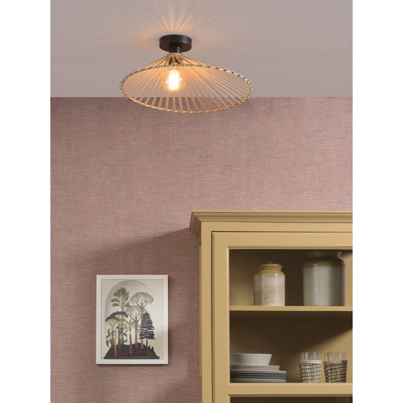 Good&Mojo-collectie Ceiling lamp Bromo asymm. dia.50x12cm natural, M