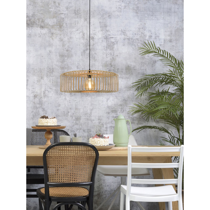 Good&Mojo-collectie Hanging lamp Bromo round dia.60x18cm natural, L