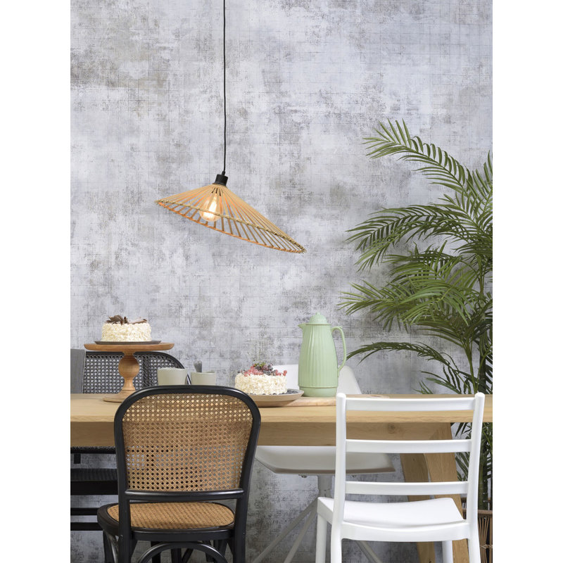 Good&Mojo-collectie Hanging lamp Bromo asymm. dia.60x13cm natural, L