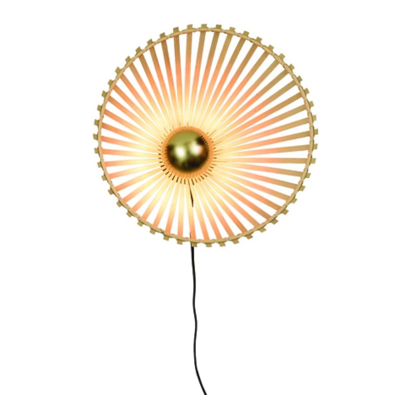 Good&Mojo-collectie Wandlamp Bromo asym. 40cm naturel S