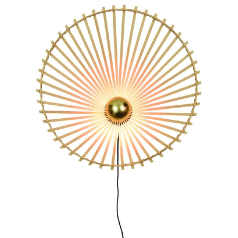 Good&Mojo-collectie Wall lamp Bromo asymm. dia.60x13cm natural, L