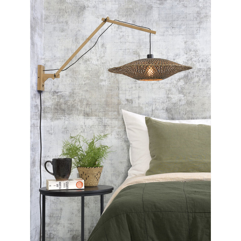 Good&Mojo-collectie Wandlamp Bali naturel L