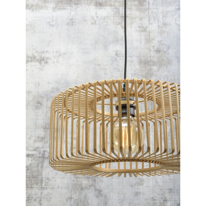 Good&Mojo-collectie Vloerlamp Bromo zwart h.176 rond S