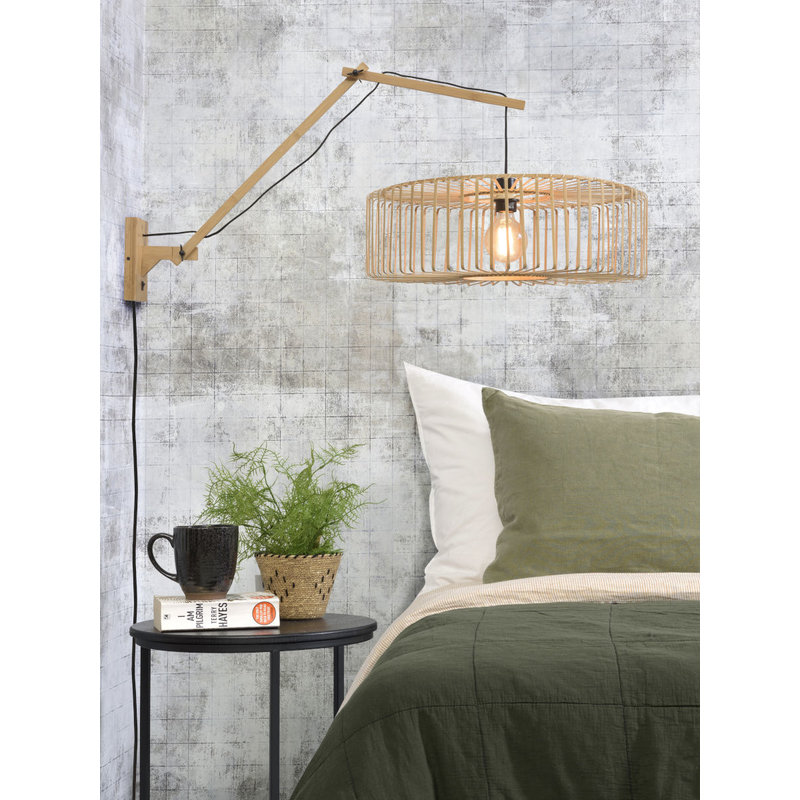 Good&Mojo-collectie Wall lamp Bromo natural/shade dia.60x18cm nat. L