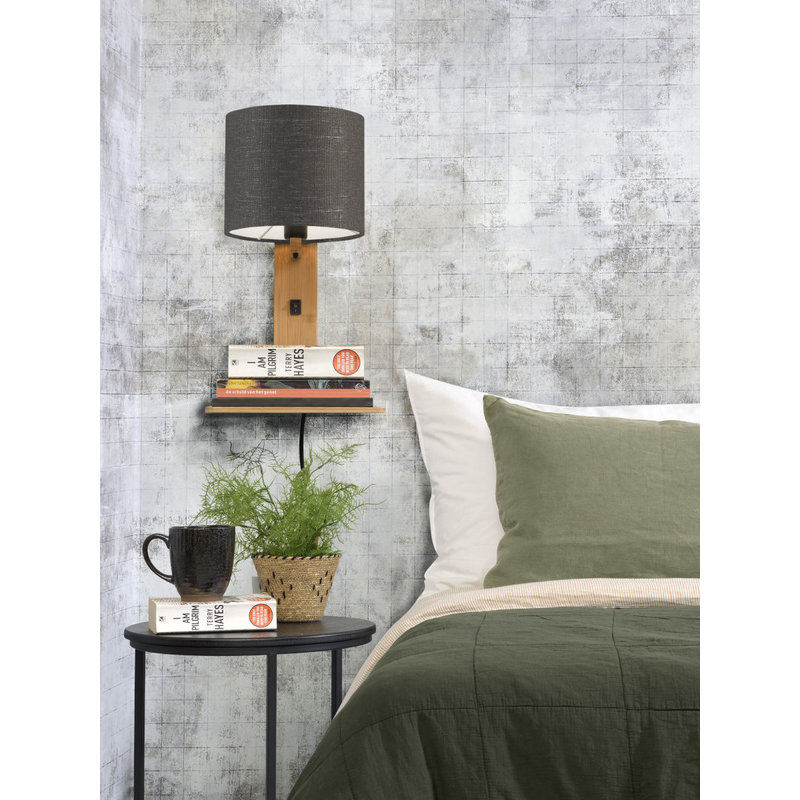 Good&Mojo-collectie Wandlamp Andes naturel/donkergrijs