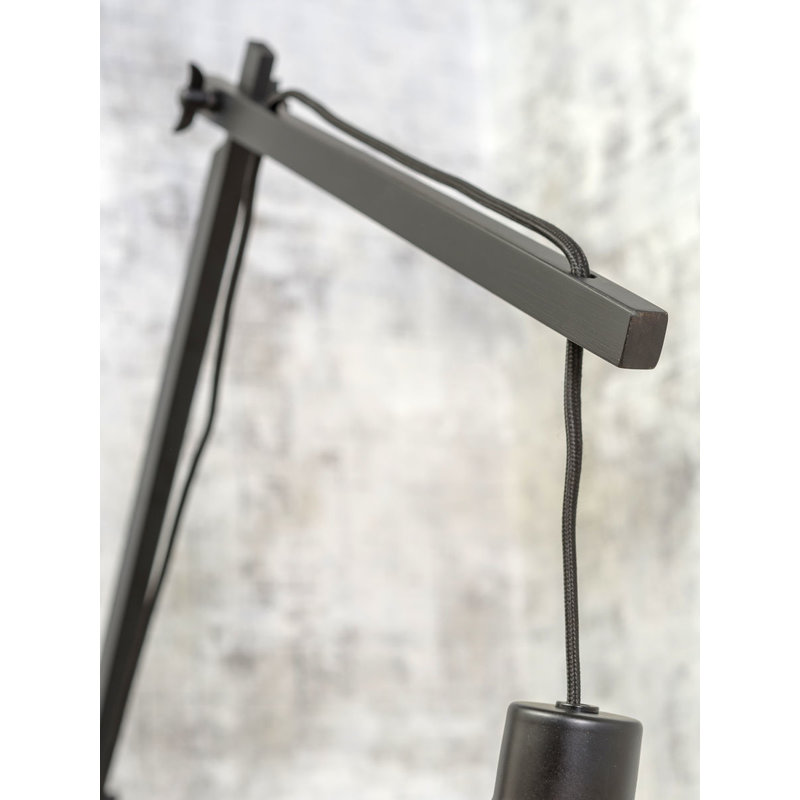 Good&Mojo-collectie Wall lamp Andes bl./shade 4723 ecolin. d.grey, L