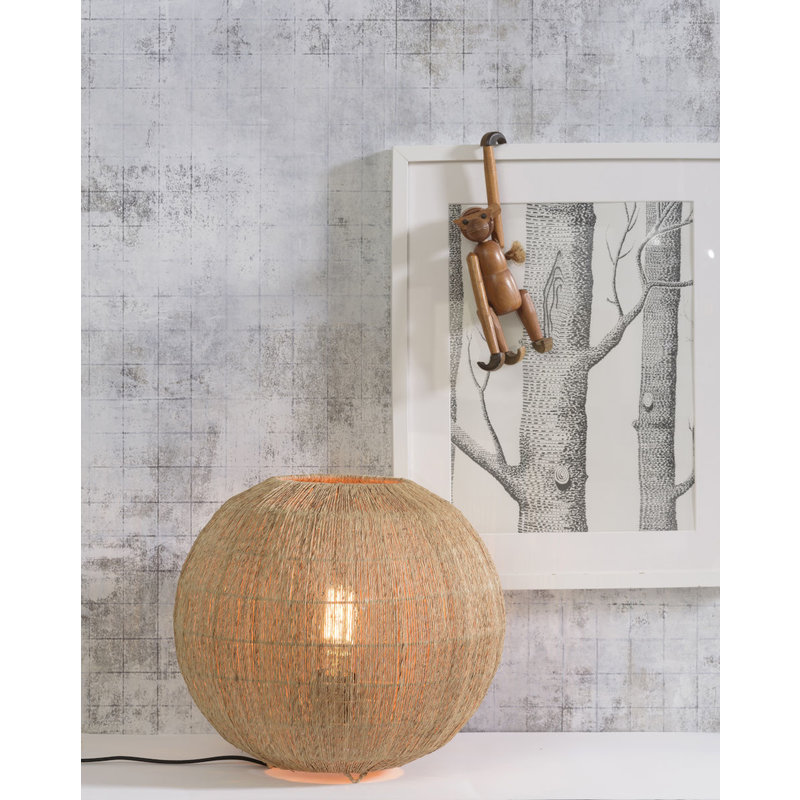 Good&Mojo-collectie Table lamp Iguazu jute globe 32xh.36cm natural, L