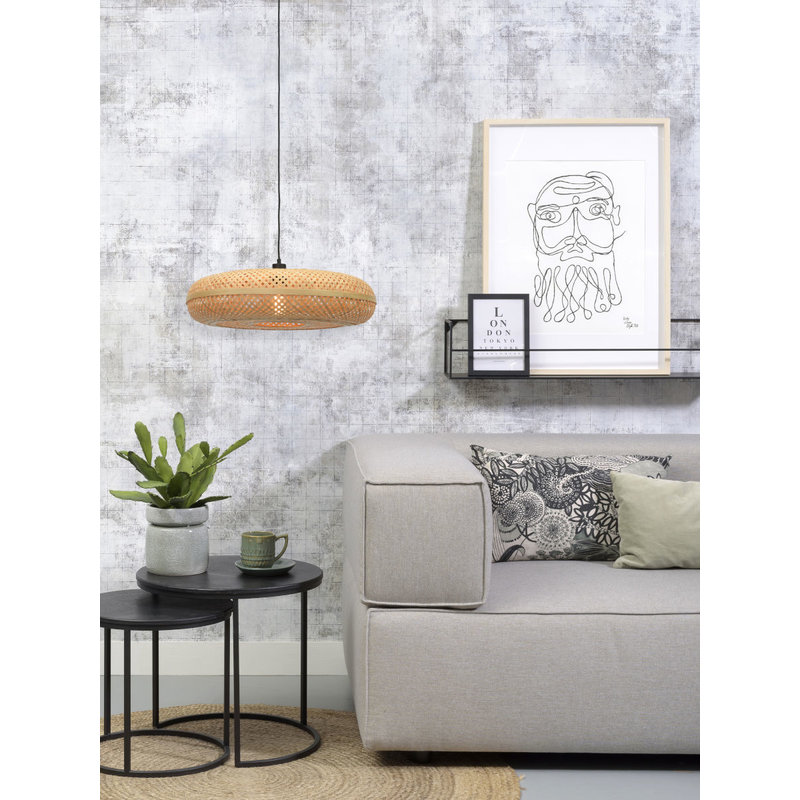 Good&Mojo-collectie Hanging lamp Palawan 60x15cm natural, L