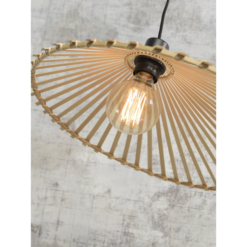 Good&Mojo-collectie Hanging lamp Bromo asymm. dia.50x12cm natural, M