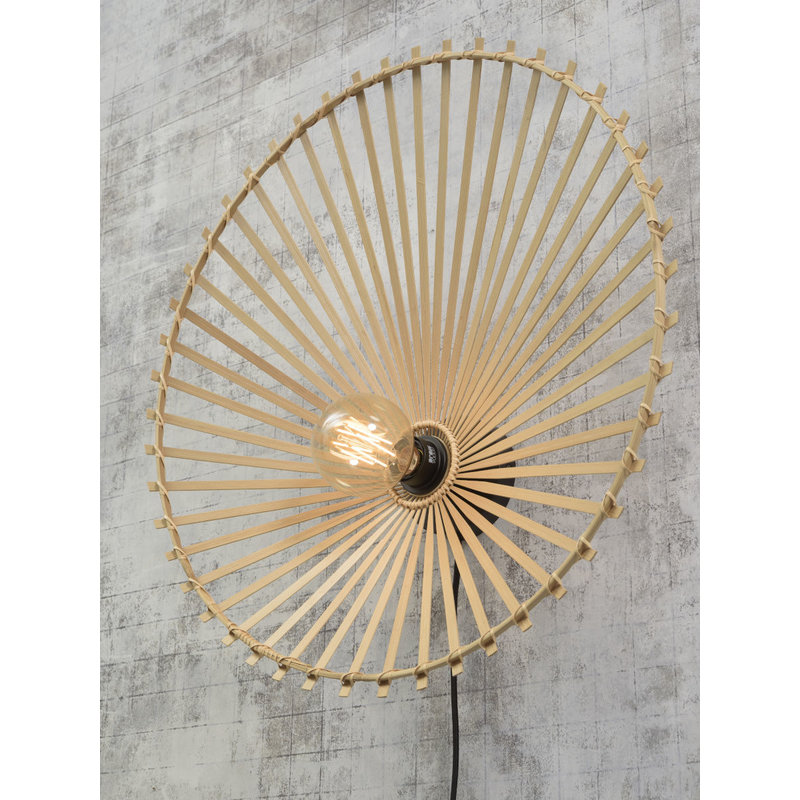 Good&Mojo-collectie Wall lamp Bromo asymm. dia.60x13cm natural, L