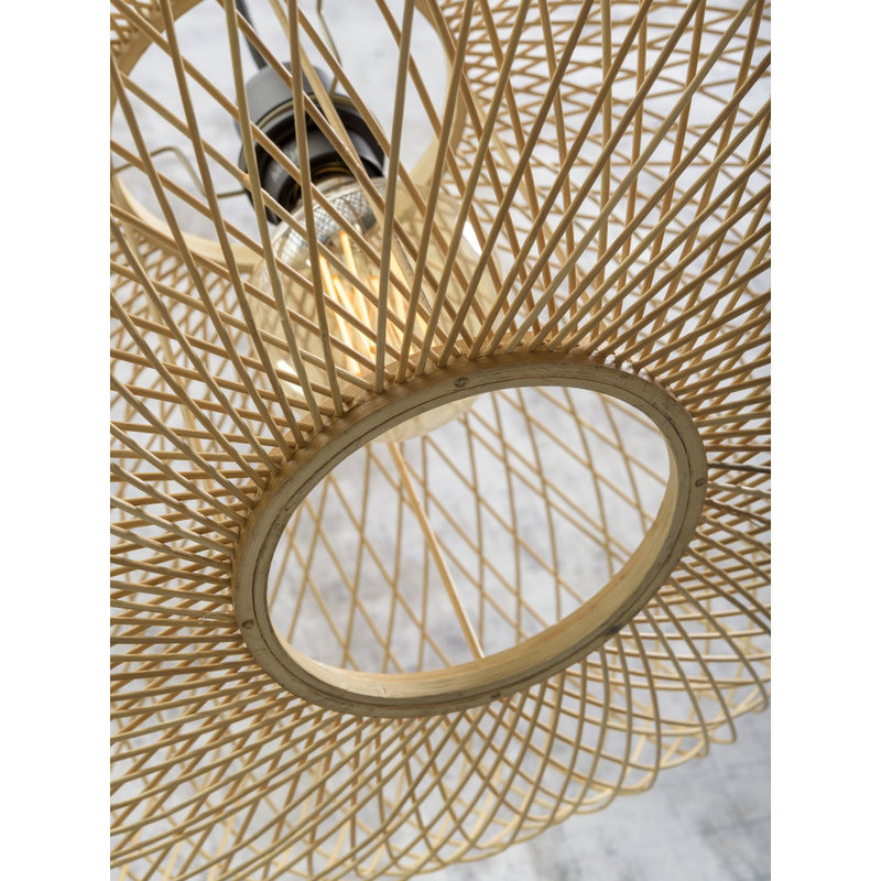 Good&Mojo-collectie Hanging lamp Cango ellipse dia.60x25cm natural