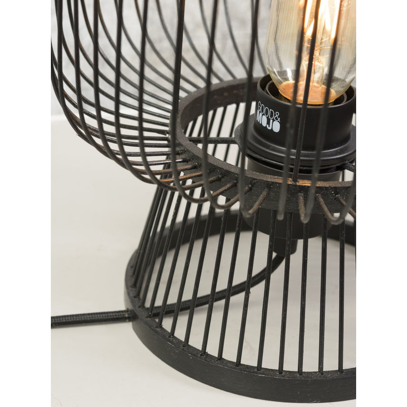 Good&Mojo-collectie Table lamp Cango h.30x26cm, black
