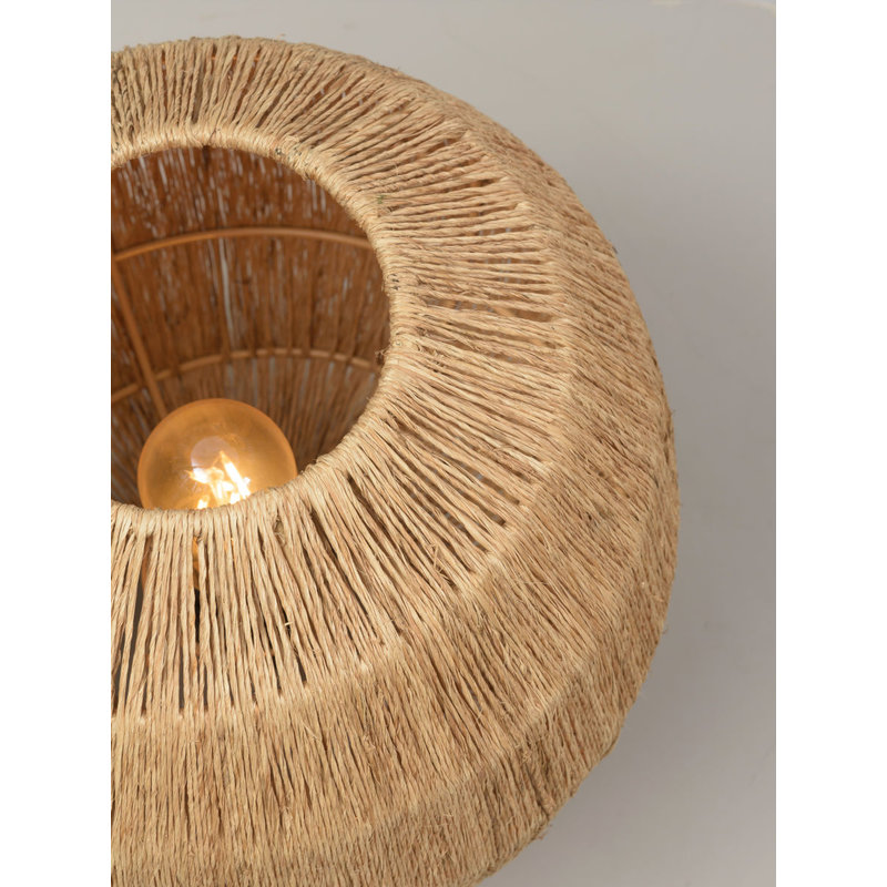 Good&Mojo-collectie Table lamp Iguazu jute globe 25xh.25cm natural, S