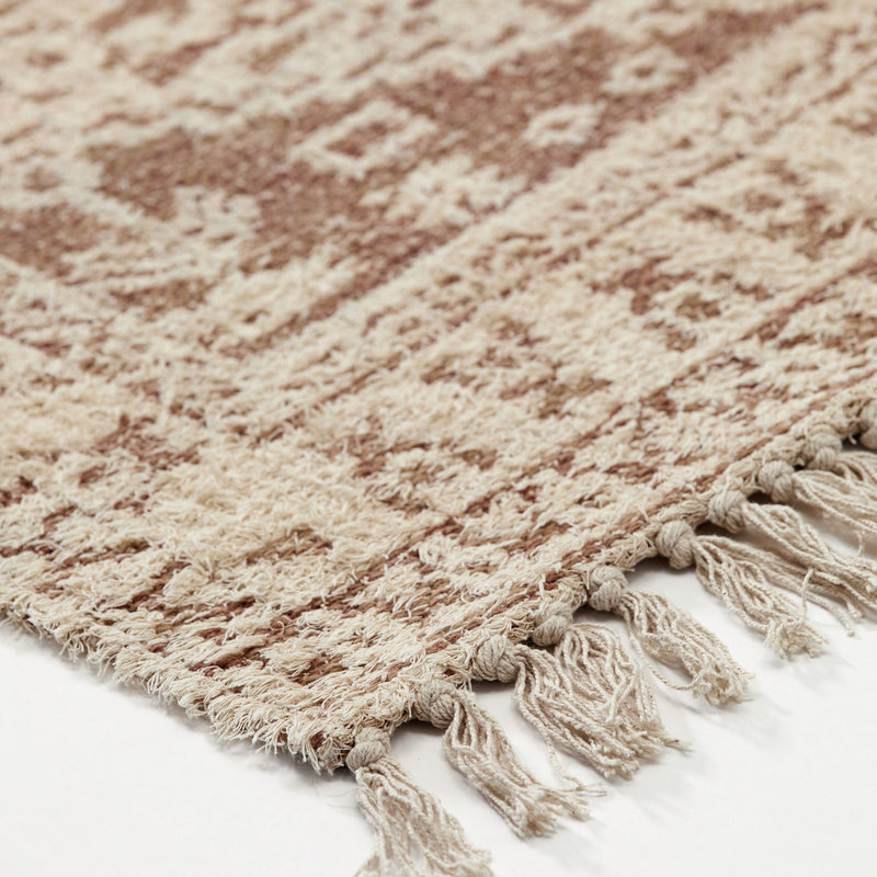 House Doctor-collectie House Doctor  Rug Wowe Beige Finish/Colour/Size may vary Handmade  200 x 90