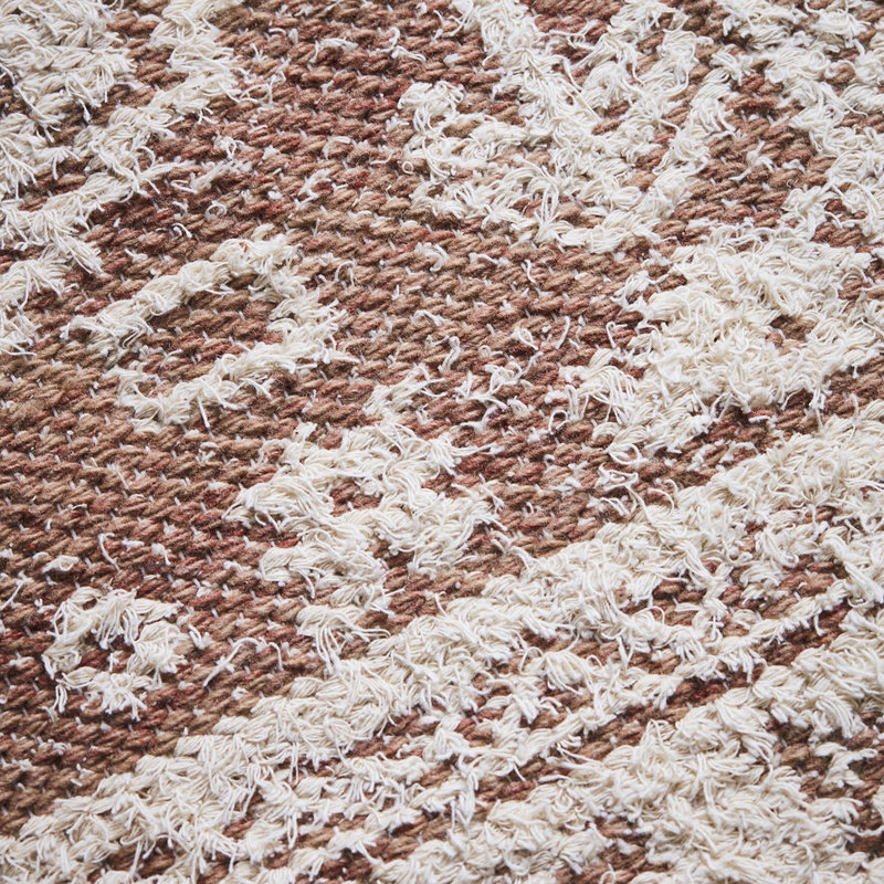 House Doctor-collectie House Doctor  Rug Wowe Beige Finish/Colour/Size may vary Handmade  200 x 90