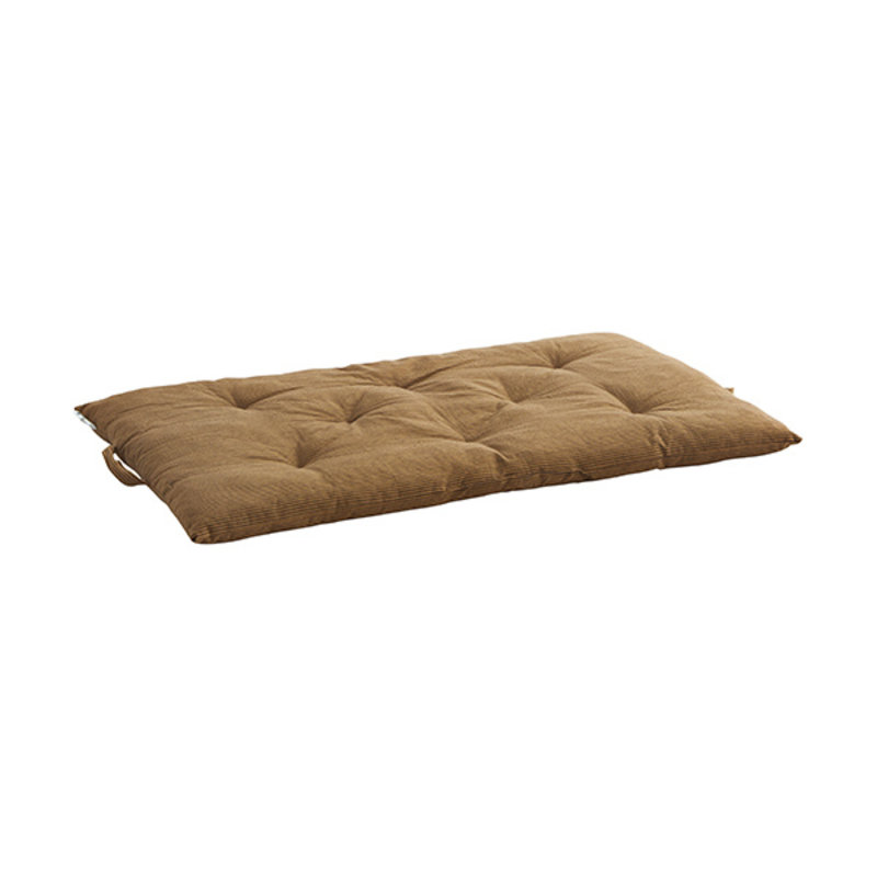 Madam Stoltz-collectie Striped woven mattress Sugar almond, black 60x100 cm