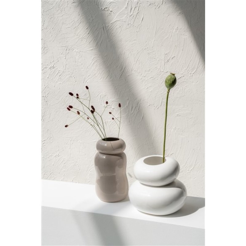 Urban Nature Culture-collectie Vase Pebbles, White