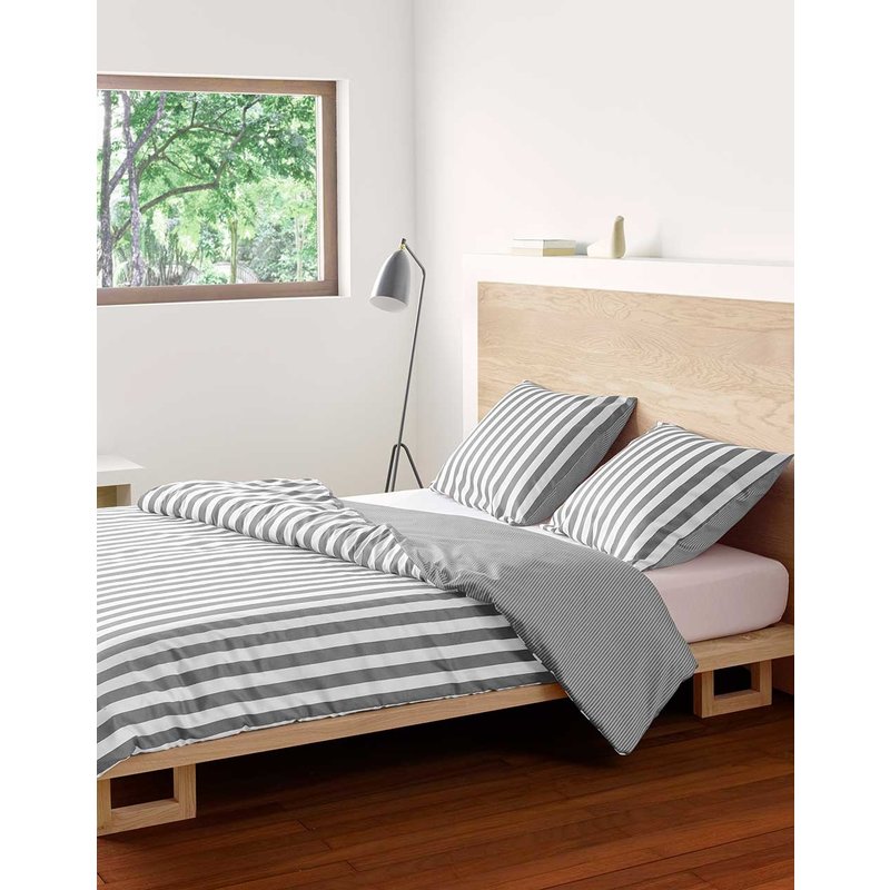 Marc O'Polo-collectie Marc O'Polo Duvet cover 1p set 140x220+60x70 Grey